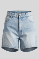 Women's Pure Denim High Waist Shorts Light Blue