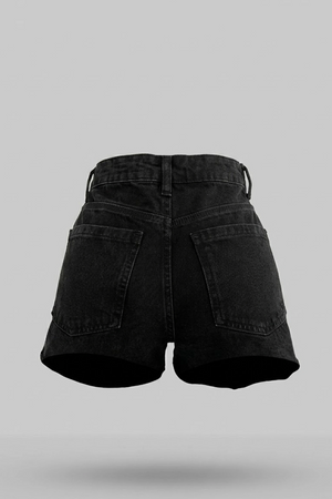 Stretch Summer Wear High Rise Denim Shorts