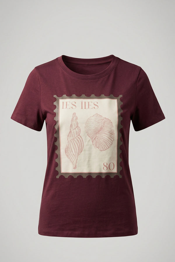 Women's LES ILES Print Casual Summer Top