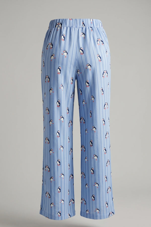 Women's Penguin Print Soft Pajama Pants