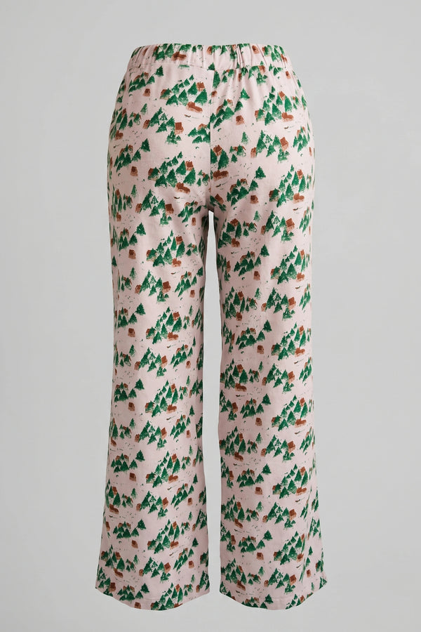Women's House Print Cozy Lounge Pants