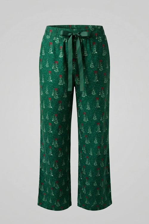 Women's Festive Print Soft Sleepwear Pants