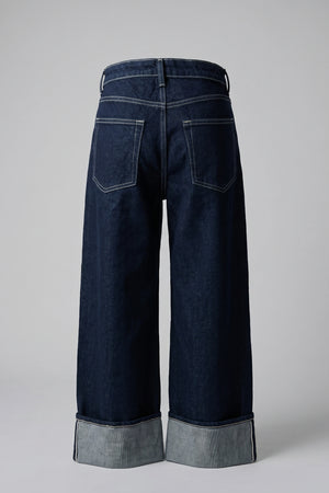 Women's High Rise Wide Leg Denim Jeans