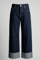 Women's High Rise Wide Leg Denim Jeans