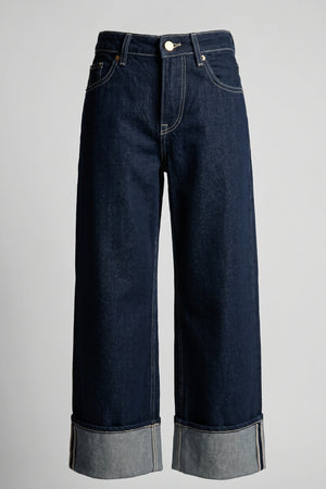 Women's High Rise Wide Leg Denim Jeans