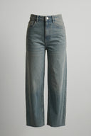 Wide Leg High Rise Denim Jeans for Women UAE