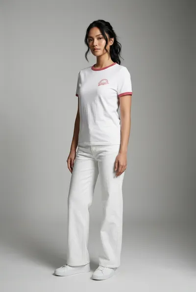 7769 Ringer Ladies Tshirt
