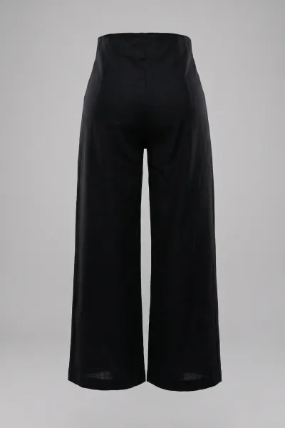 Ladies Linen Wide Leg Trouser (sty#05)