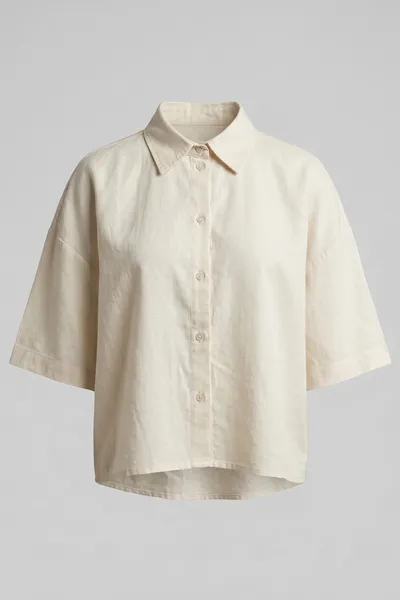 Over Size Crop Blouse