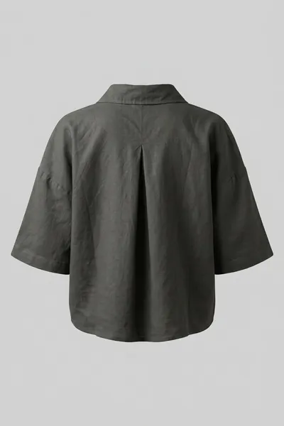 Over Size Crop Blouse