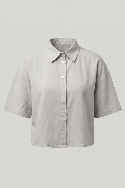 Over Size Crop Blouse