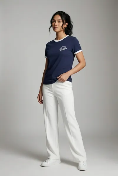 7769 Ringer Ladies Tshirt