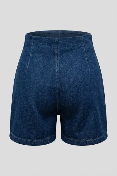 Ladies Denim Wrap Skort