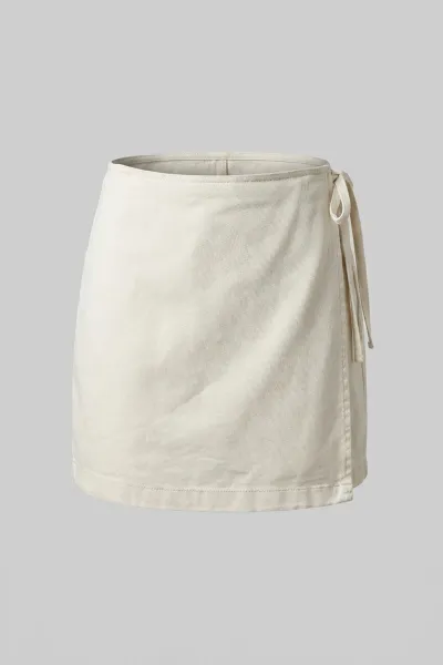 Ladies Denim Wrap Skort