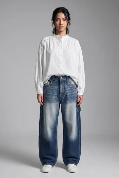 Women's Longsleeve Blouse American Size - Casual Top