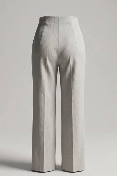 Ladies Linen Wide Leg Trouser (sty#05)