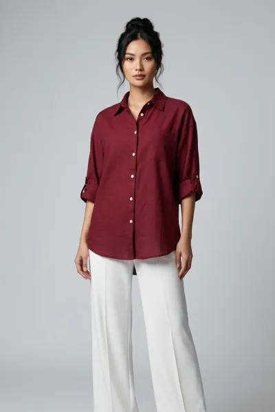 Linen Relax Fit For Women (sty#04)