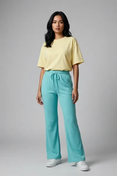 Garterized Colored Trouser