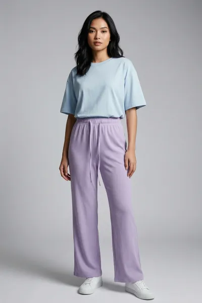 Garterized Colored Trouser