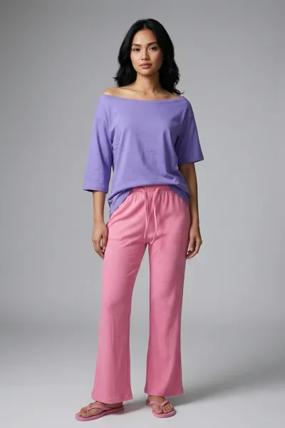 Garterized Colored Trouser