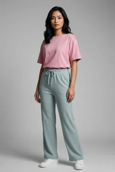 Garterized Colored Trouser