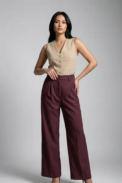 Super High Rise Strgtcut Linen Pants (sty#06)