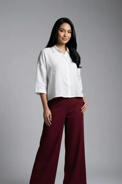 Over Size Crop Blouse