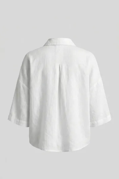 Over Size Crop Blouse