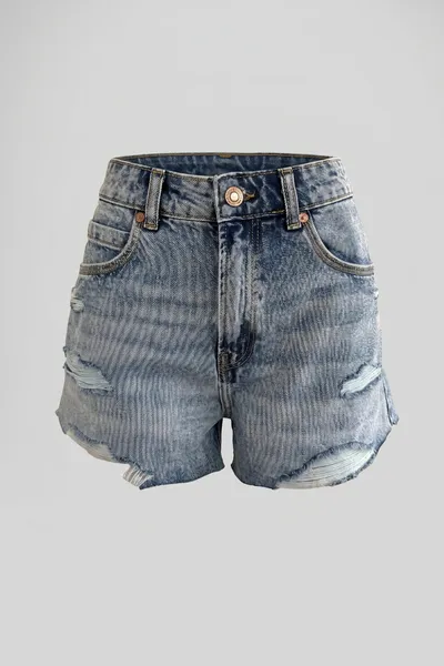 Ripped Short Super High Rise