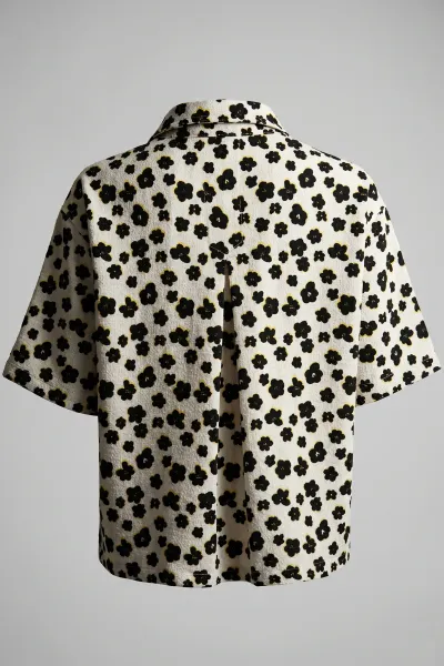 Textured Drop Shoulder Blouse
