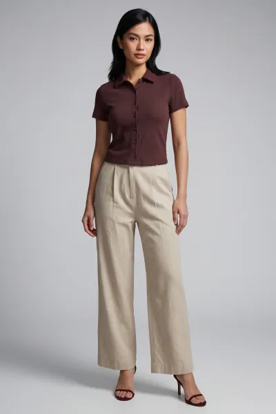 D-1 Linen Trouser Pants