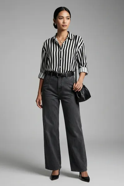 Dp10 High-Rise Pleated Wideleg