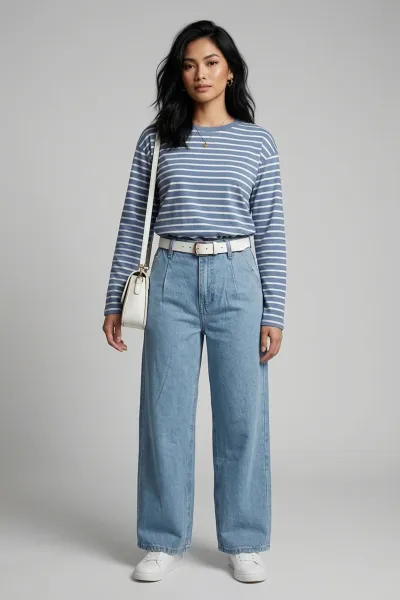 Dp10 High-Rise Pleated Wideleg