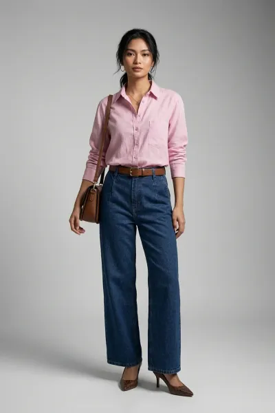 Dp10 High-Rise Pleated Wideleg